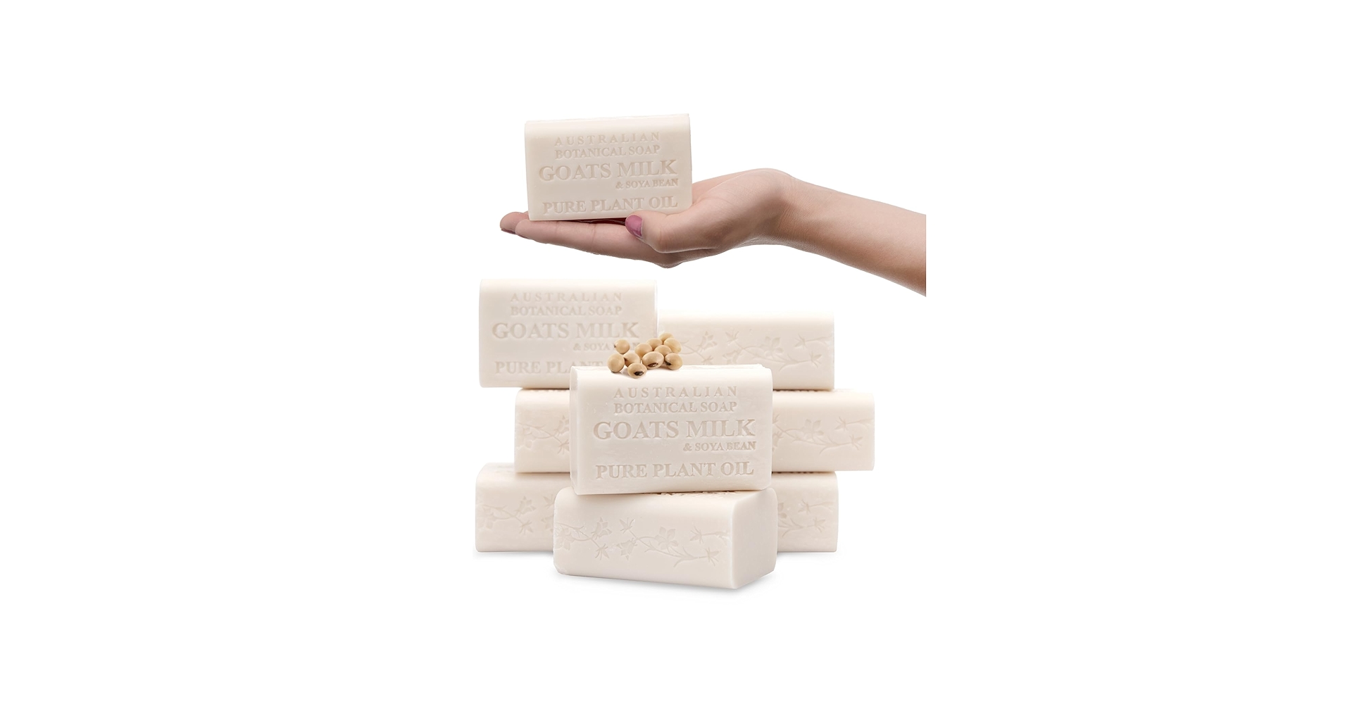 Australian Botanical Soap US Facebook ad: Australian Botanical Soap 6.6 OZ, Pack of 8, Goat Milk…