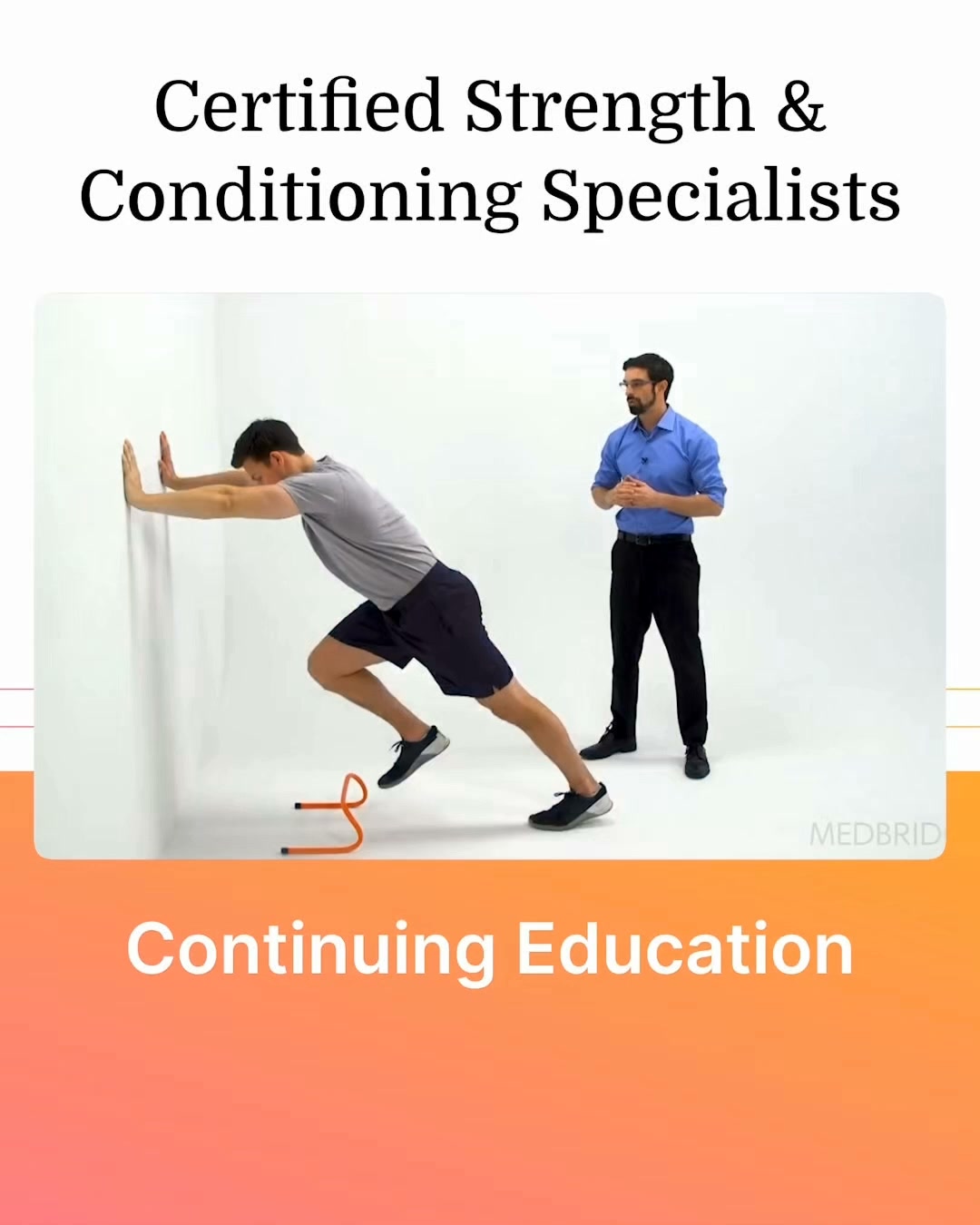 Medbridge Facebook ad: NSCA-Approved CSCS CEUs
