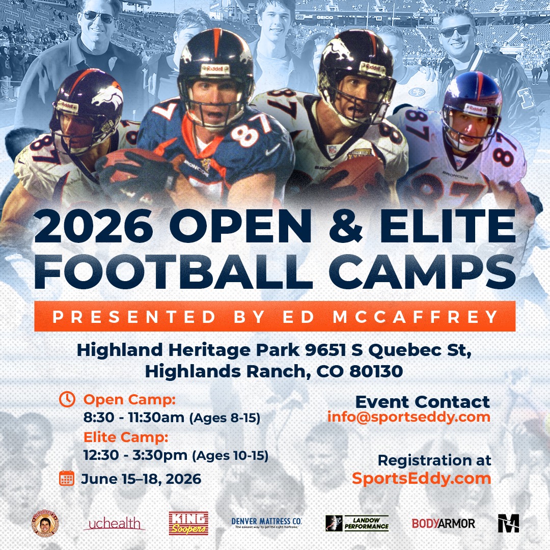Ed McCaffrey Facebook ad: 2026 FOOTBALL CAMP