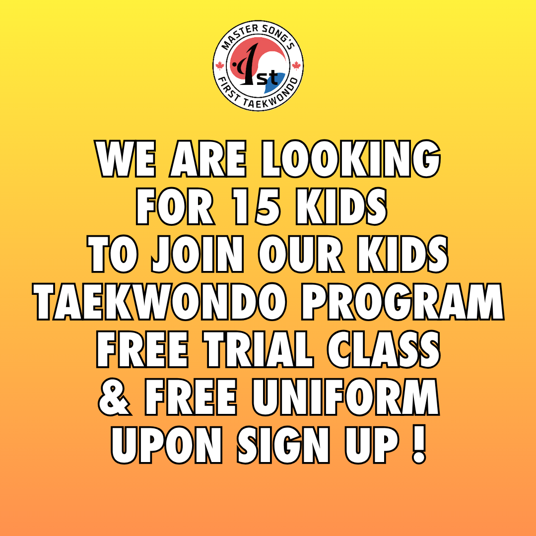 Master Song's First Taekwondo. Facebook ad