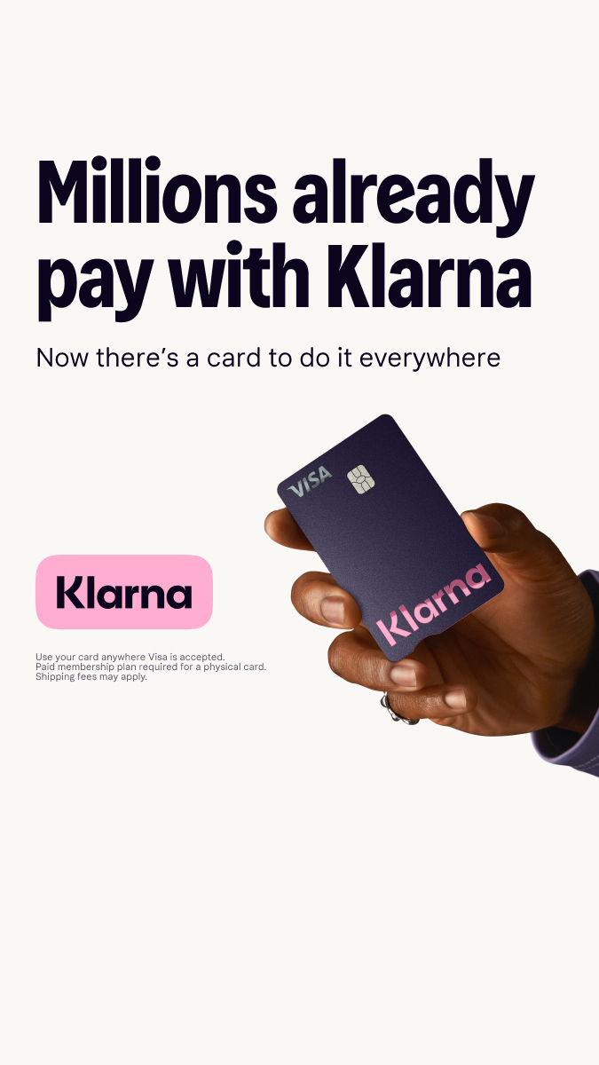 Klarna Facebook ad