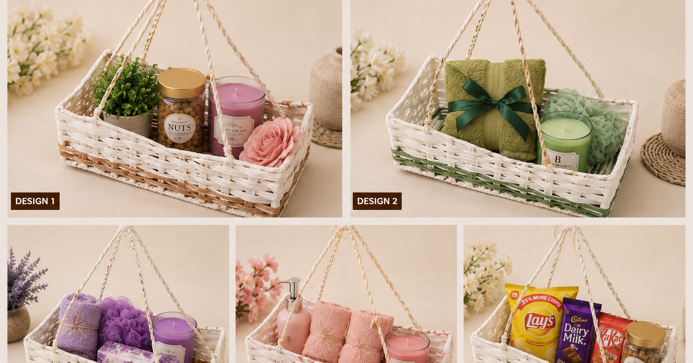 habibi decor Facebook ad: habibi decor metal gift baskets wedding anniversary.