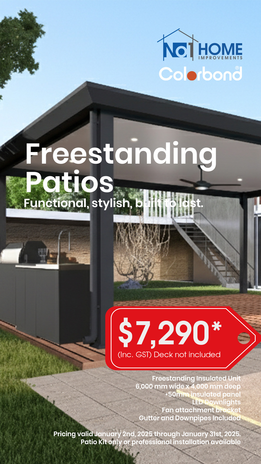 No 1 Roofing & Building Supplies Facebook ad from Jul 16, 2026
