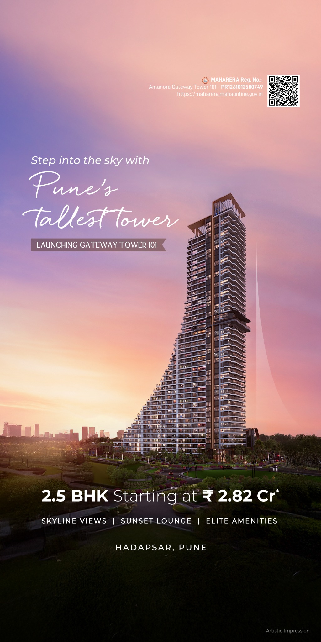 Amanora Park Town Facebook ad
