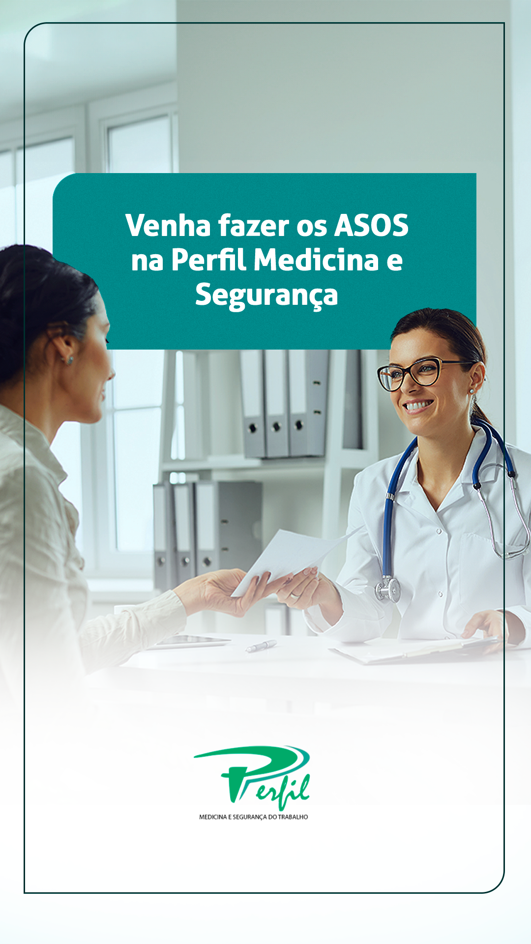 Perfil Medicina e Segurança do Trabalho Facebook ad from Sep 9, 2024