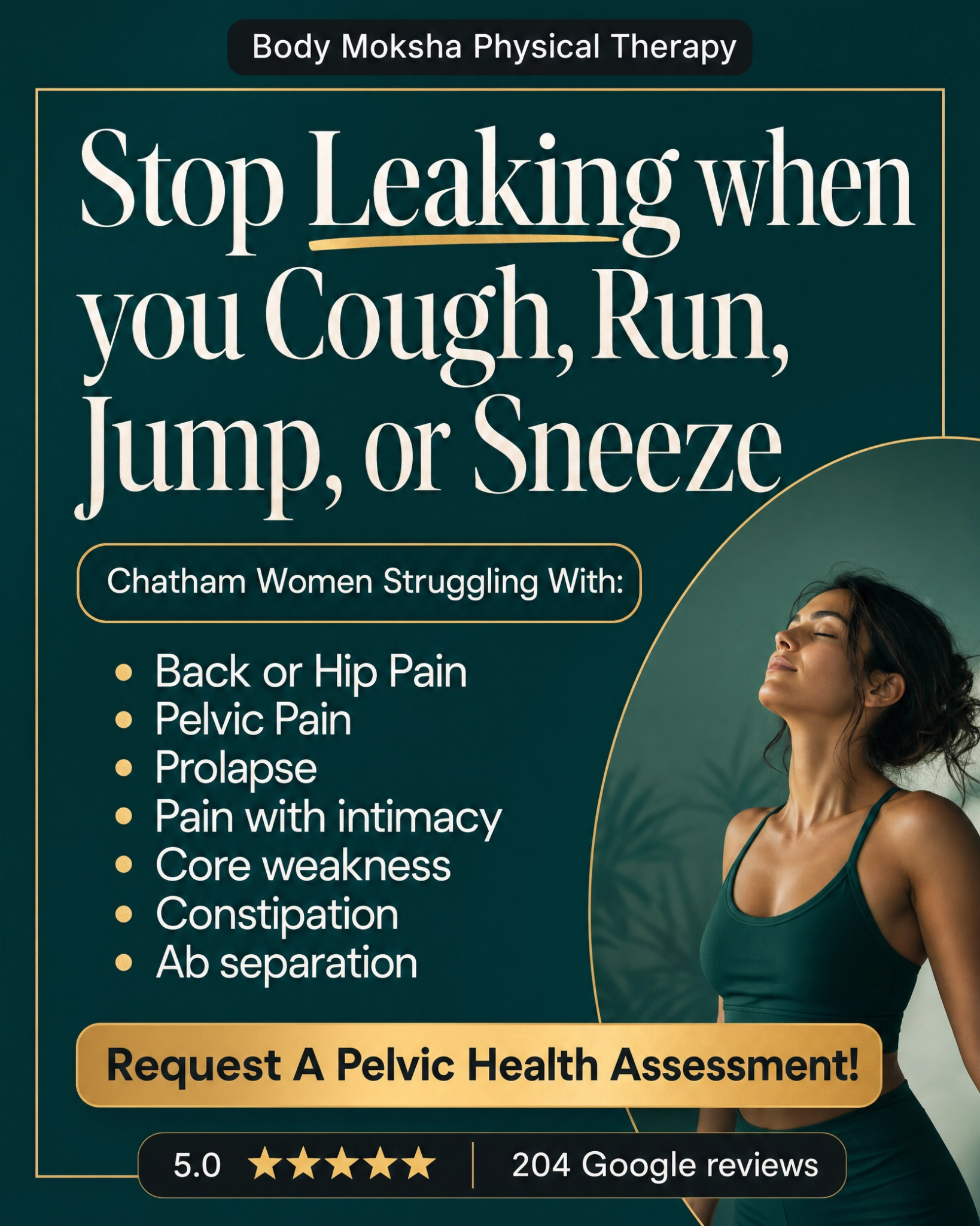 Body Moksha Physical Therapy Facebook ad