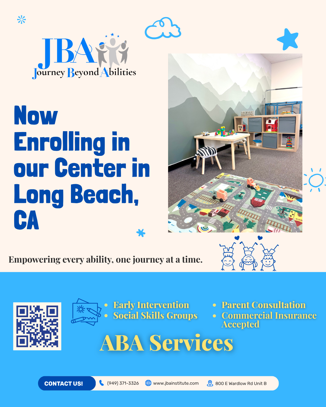 JBA Institute Facebook ad: Chat in Messenger
