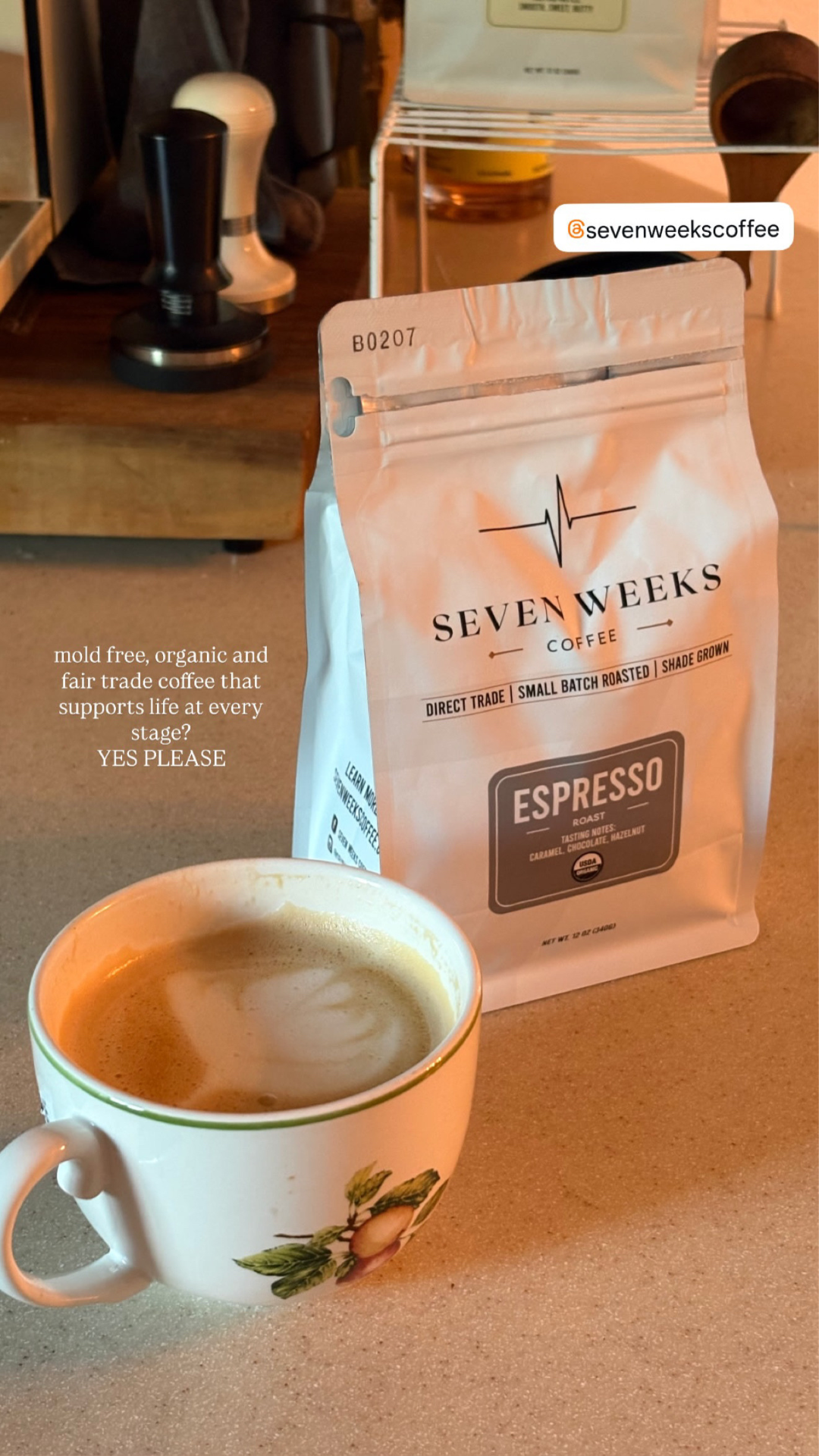 Seven Weeks Coffee Facebook ad