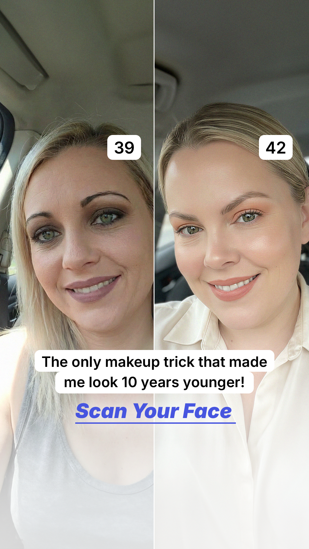 Luvly Makeup Facebook ad: Try Luvly NOW