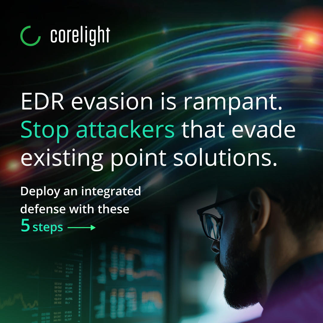 Corelight Facebook ad: Attackers are getting stealthier.