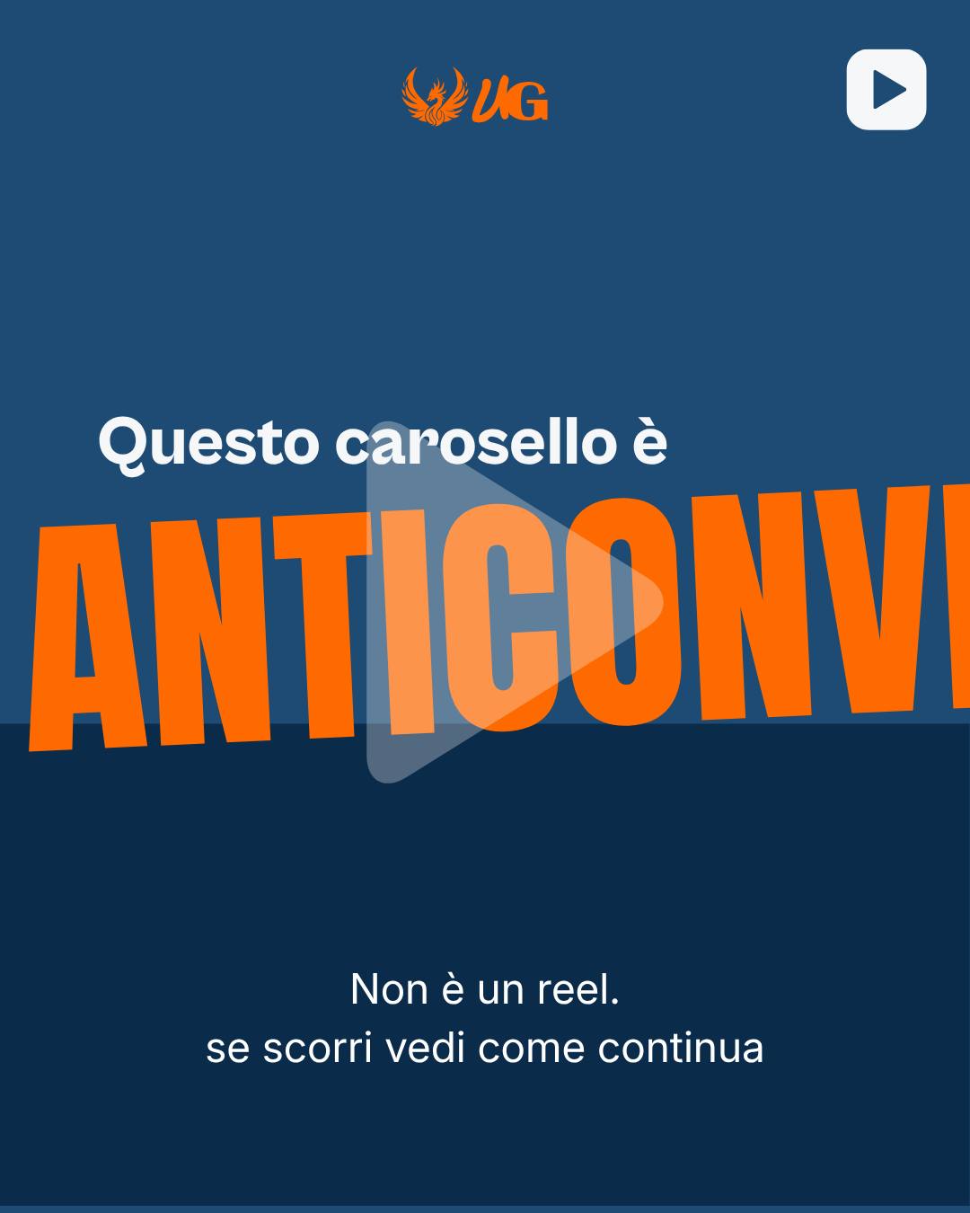 Unconventional Games Facebook ad: Anche questa caption lo è, perchè non ci…