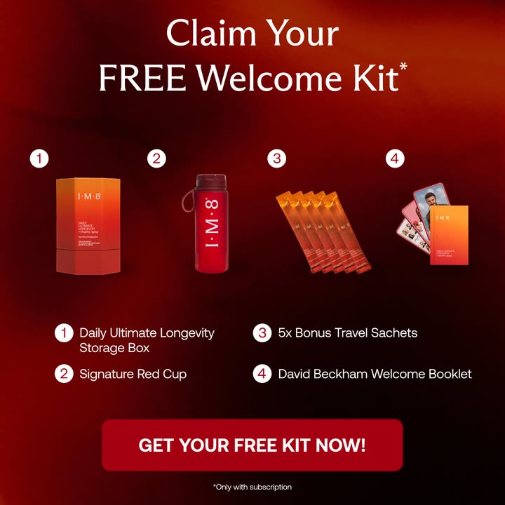 IM8 Facebook ad: Longevity Starts at the Cellular Level