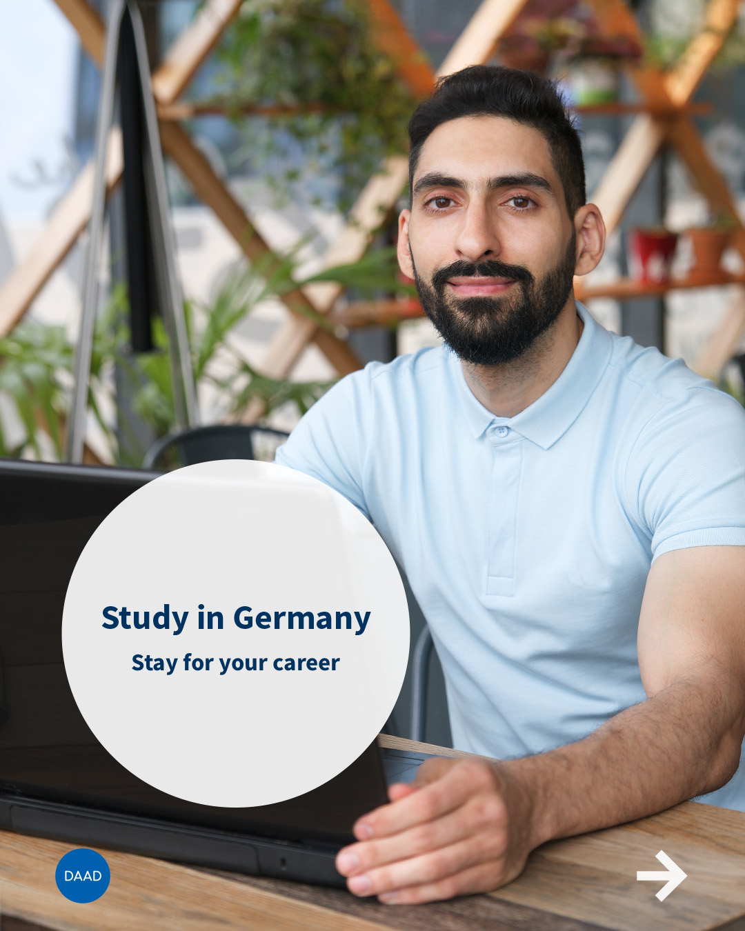 DAAD Facebook ad: Germany is not just a great place to…