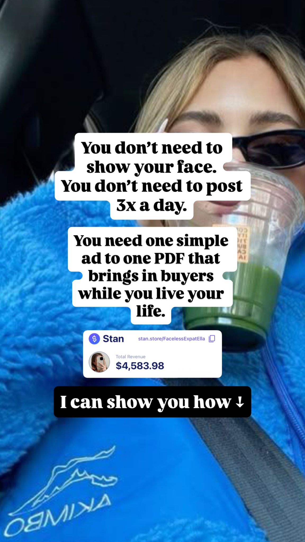 Facelessexpatella Facebook ad from Jan 23, 2026