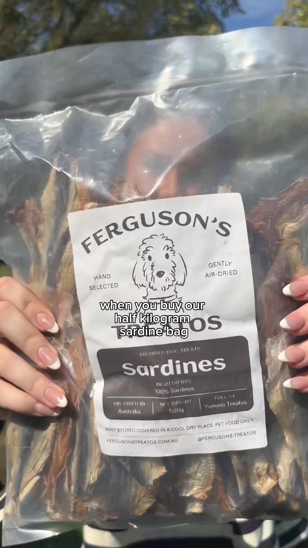Ferguson's Treatos Facebook ad: Collagen for Dogs