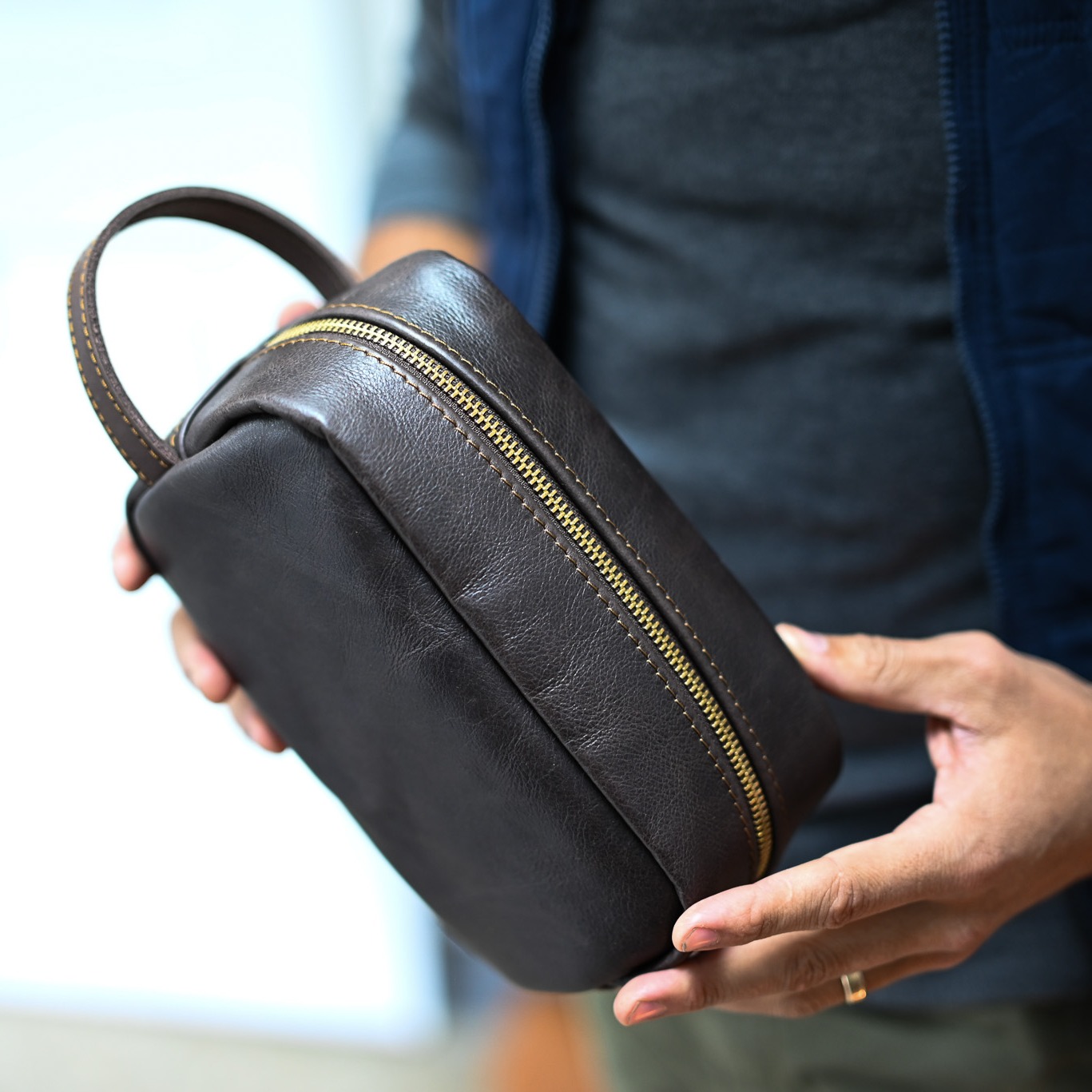 ZE'RA Leather Facebook ad: Your Brand Deserves Better Than Ordinary.