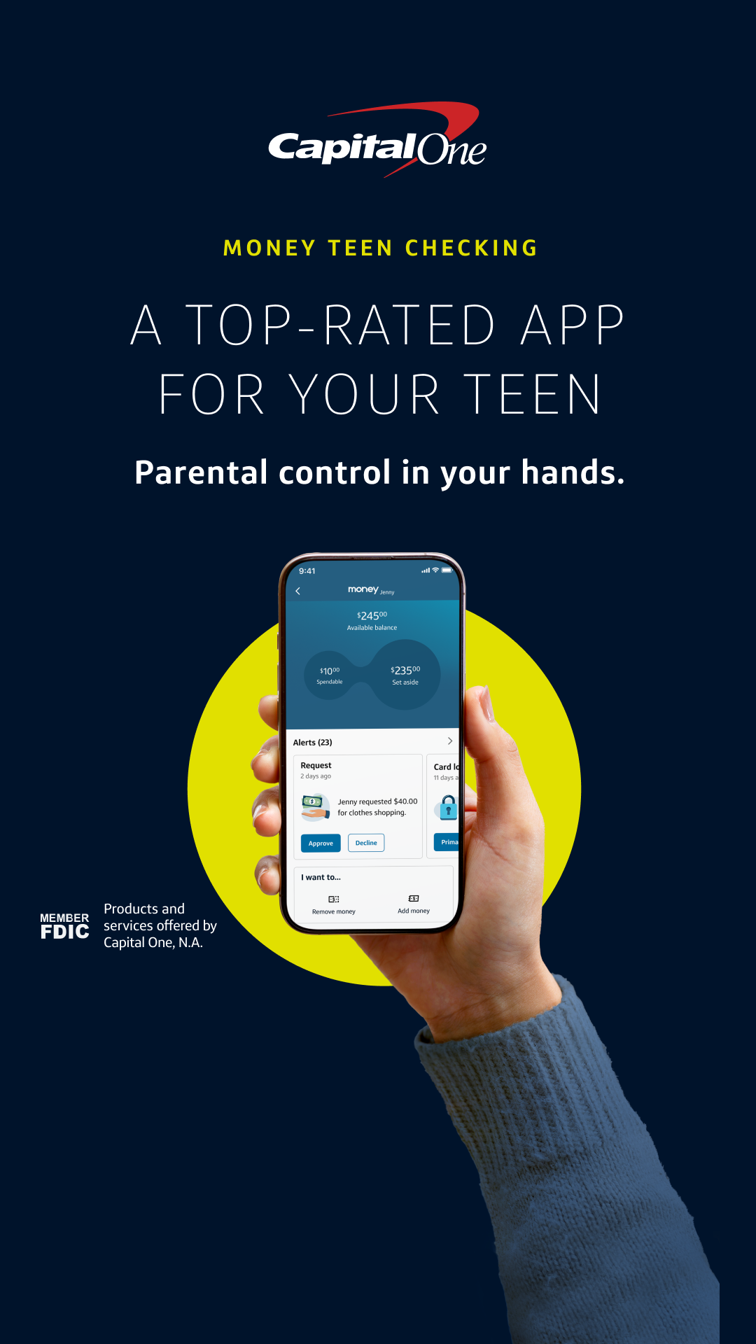 Capital One Facebook ad