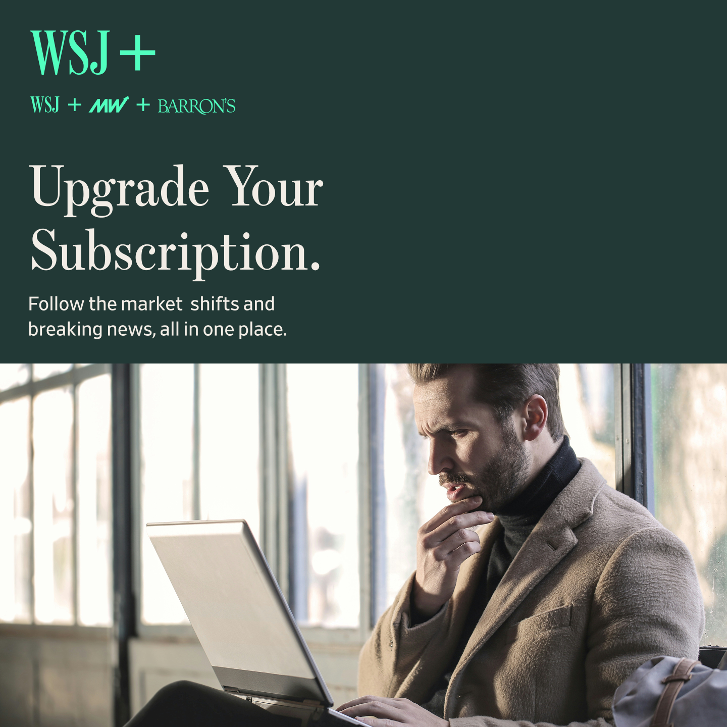 The Wall Street Journal Facebook ad
