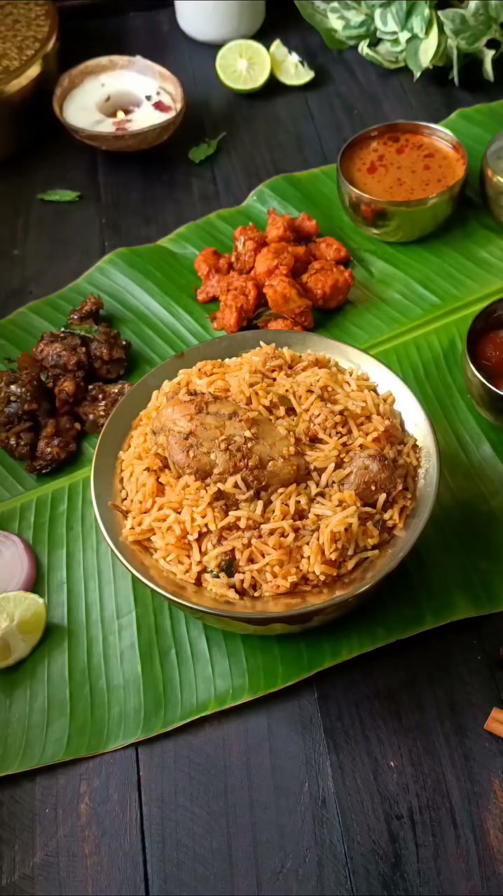 Thalairaj Biryani Facebook ad: Biryani ordered for one.