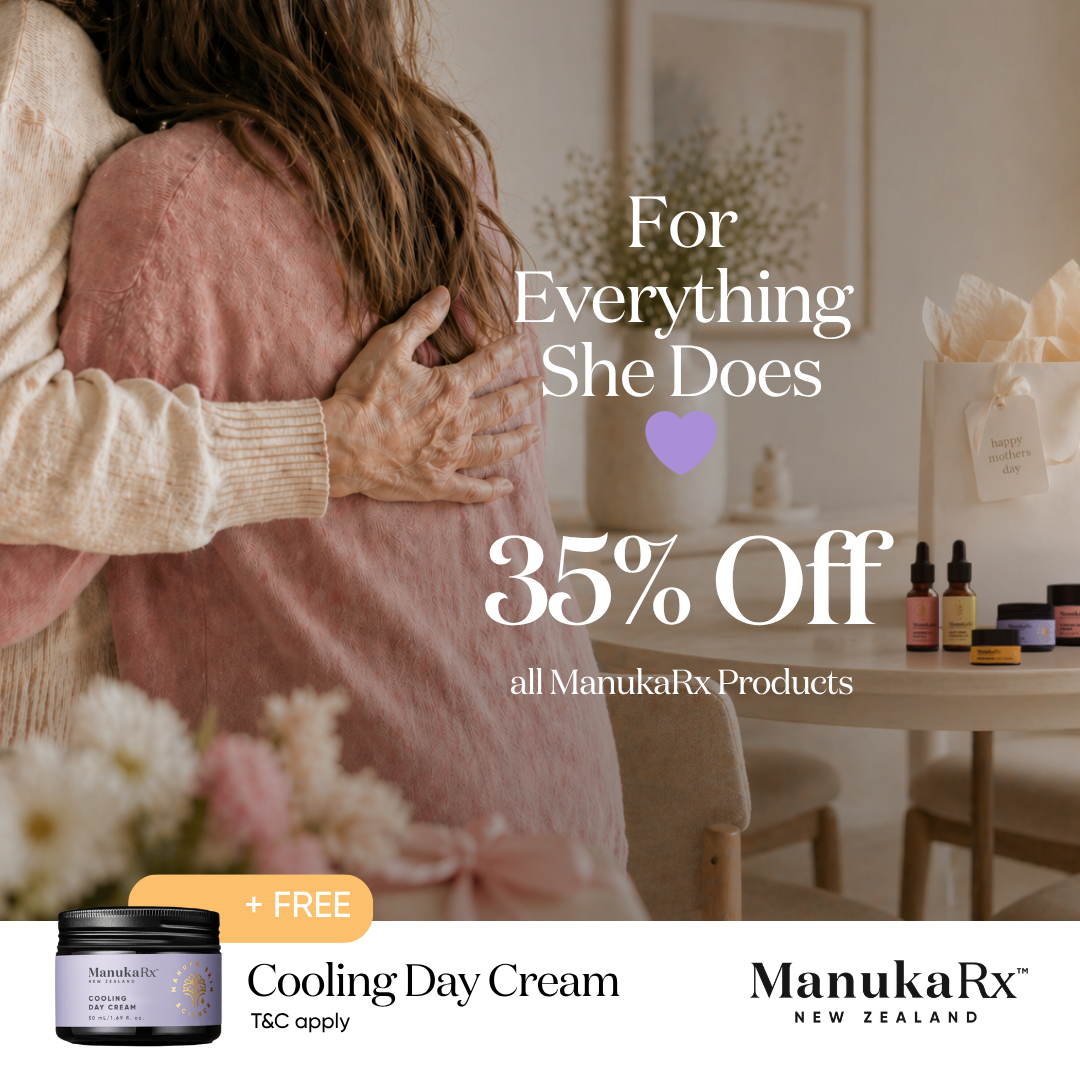 ManukaRx Natural Skincare Facebook ad