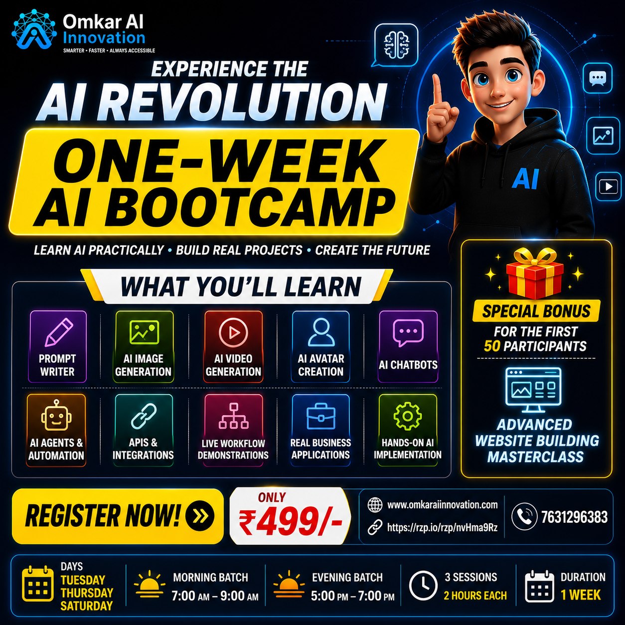 Omkar AI Innovations Facebook ad