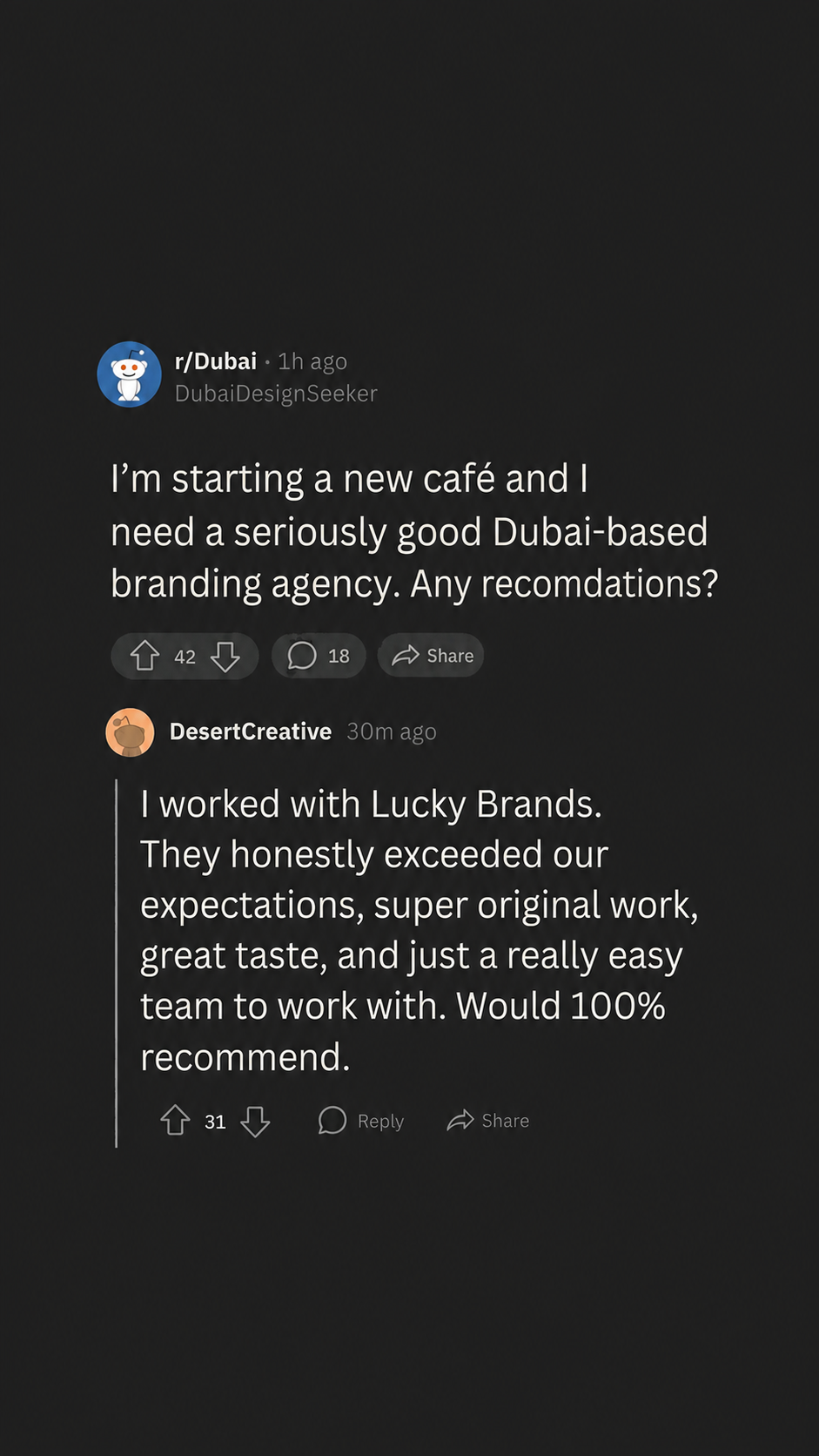 luckybrands.ae Facebook ad