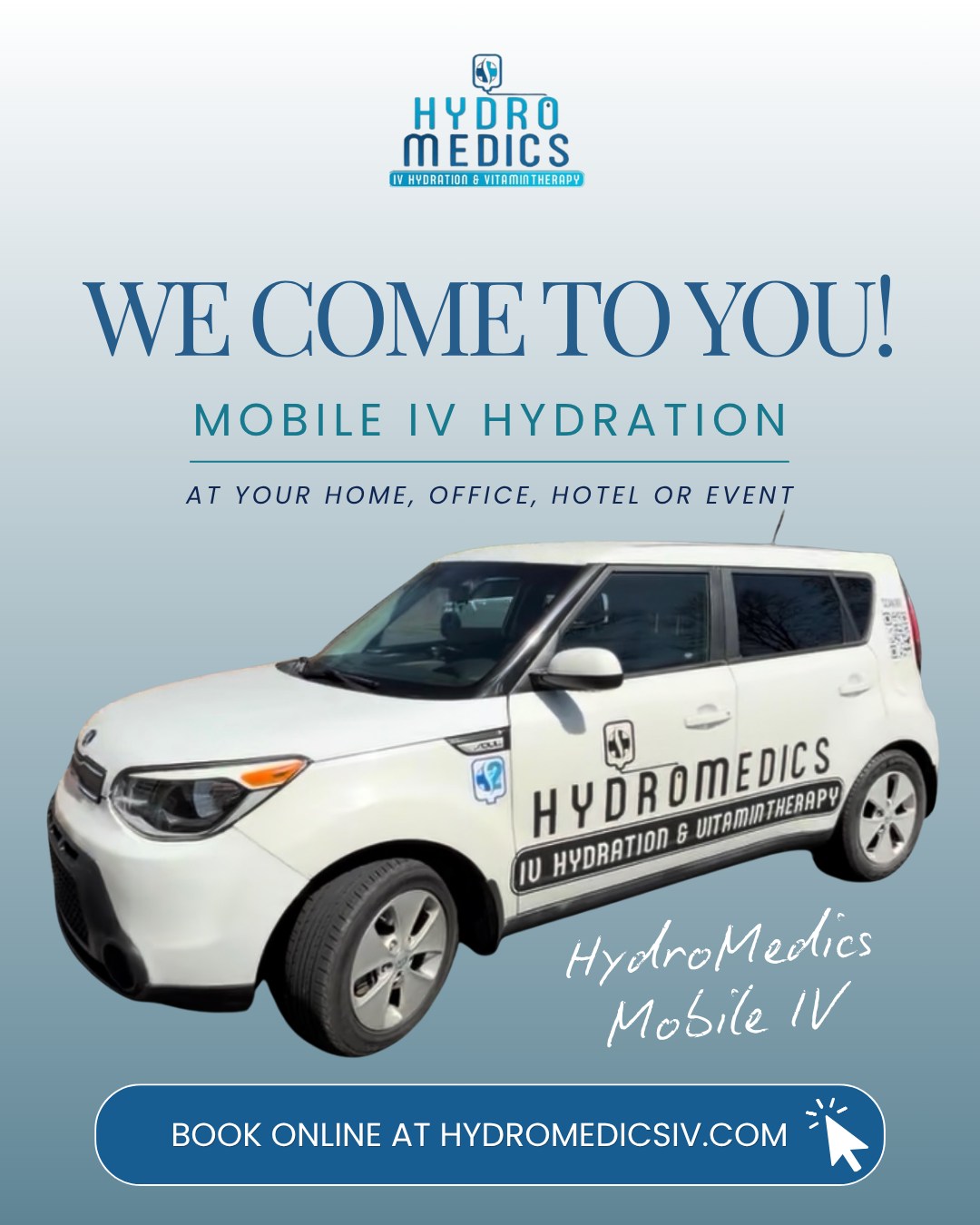 HydroMedics - IV Hydration and Vitamin Therapy Facebook ad