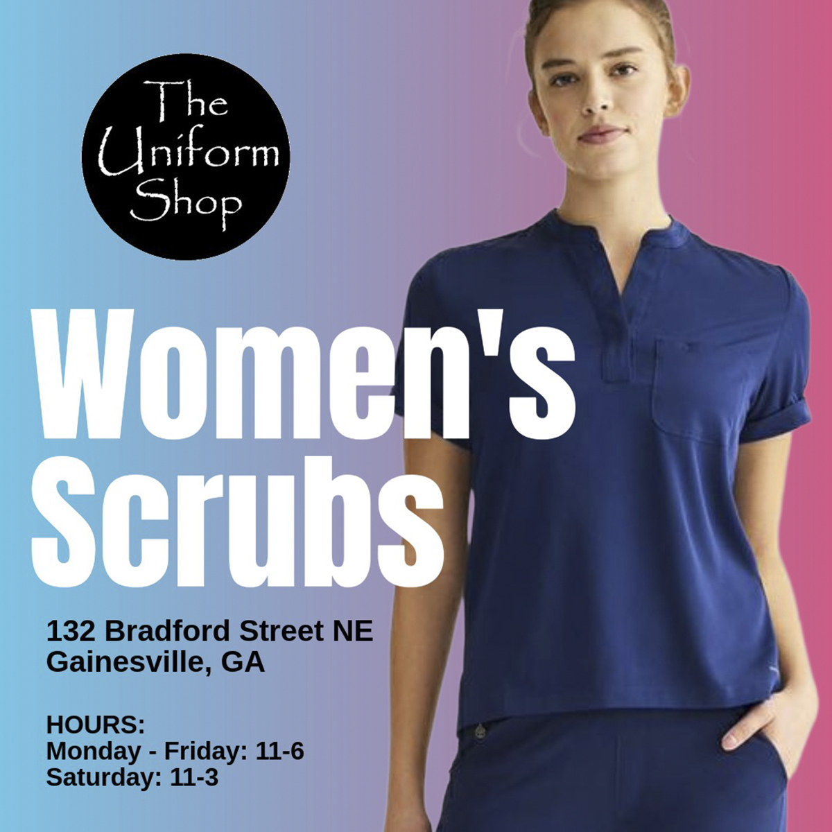 The Uniform Shop Facebook ad
