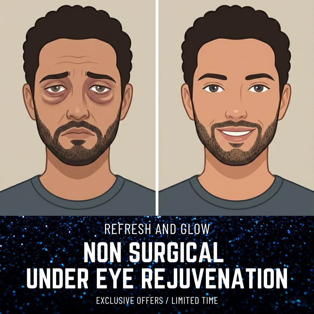 Grace & Wellness Facebook ad: Non Surgical Under Eye Rejuvenation - JUST $347!