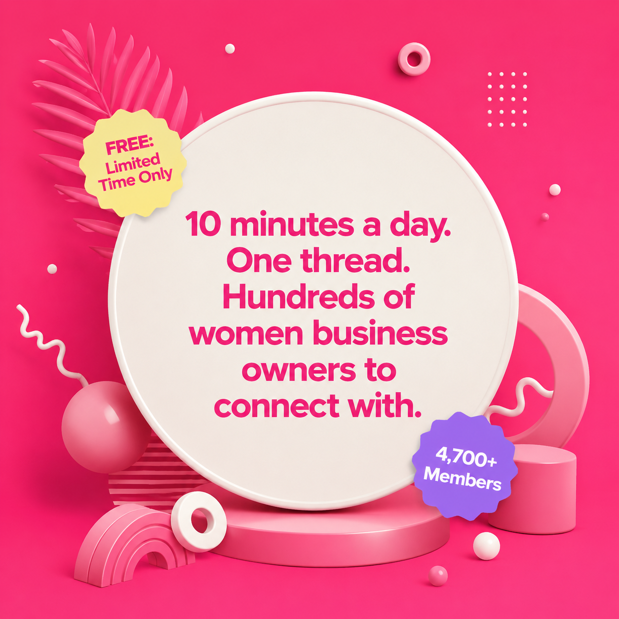 We Meet Wednesdays Facebook ad: FREE: Limited Time Only