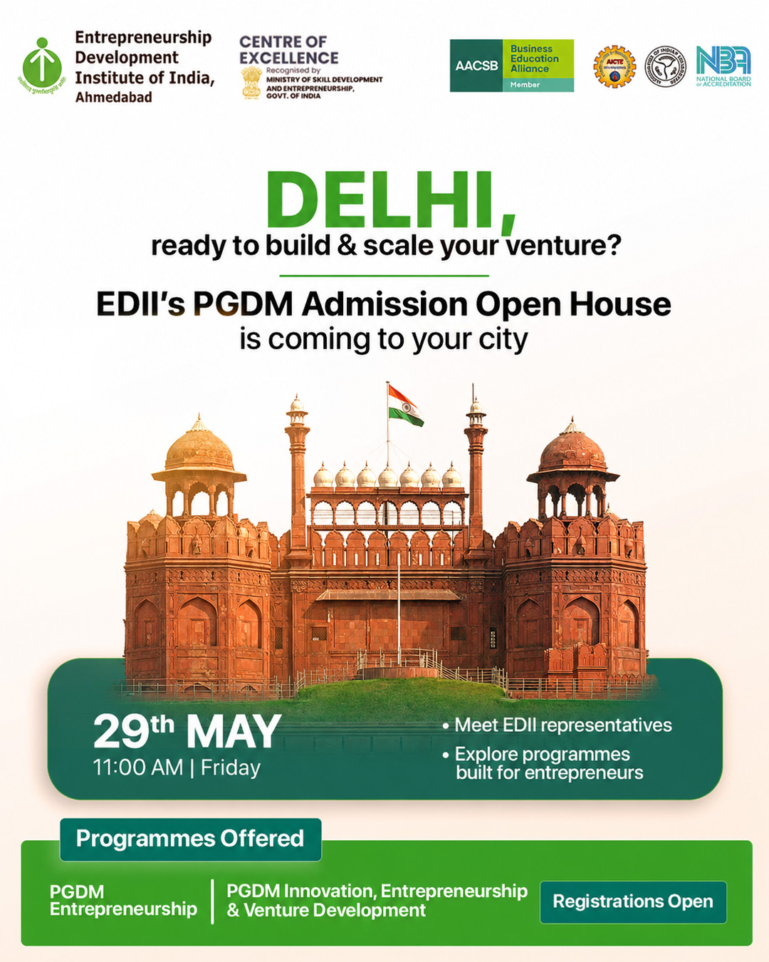 EDII Programmes PGDM Facebook ad