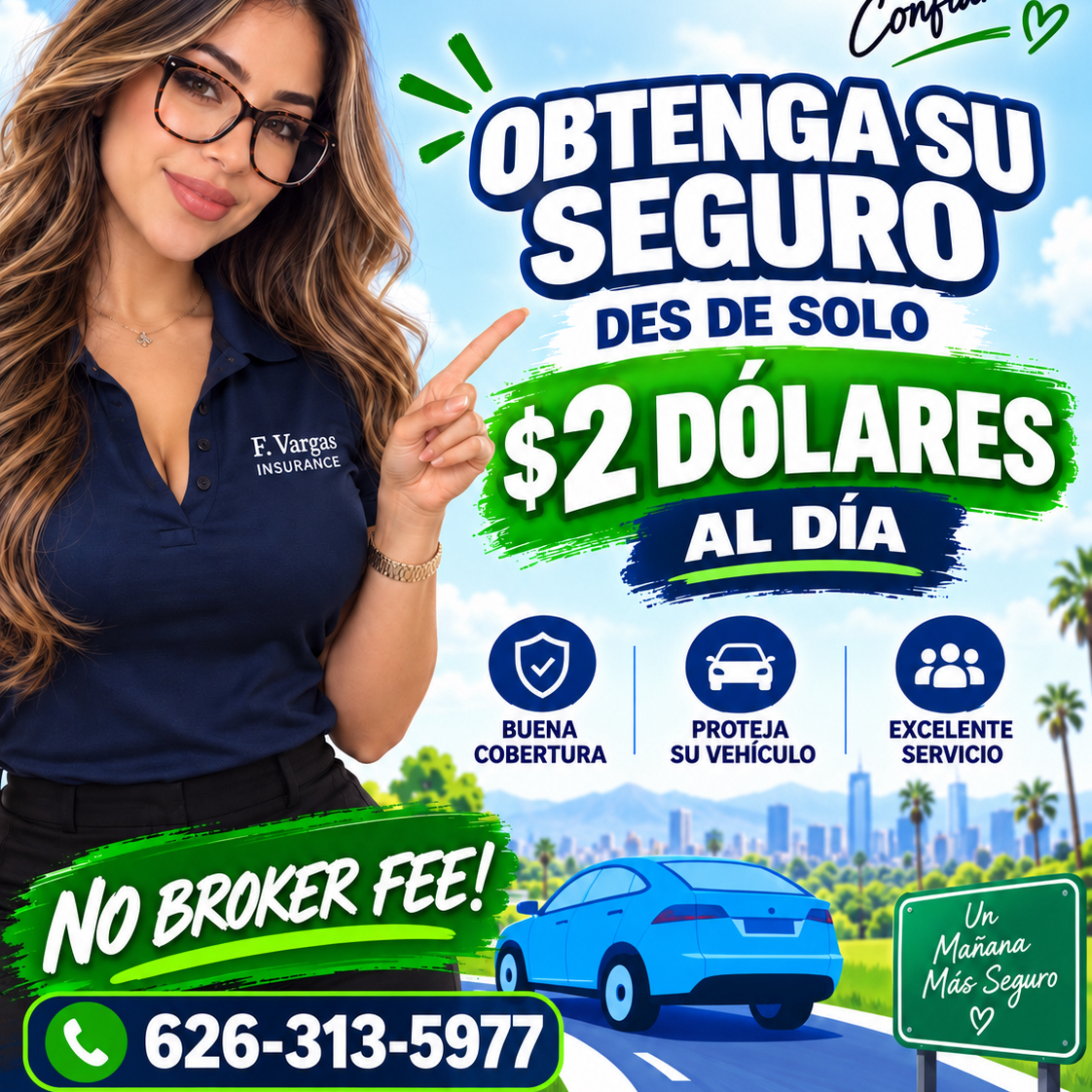 Seguros en California Facebook ad: Seguro De Auto