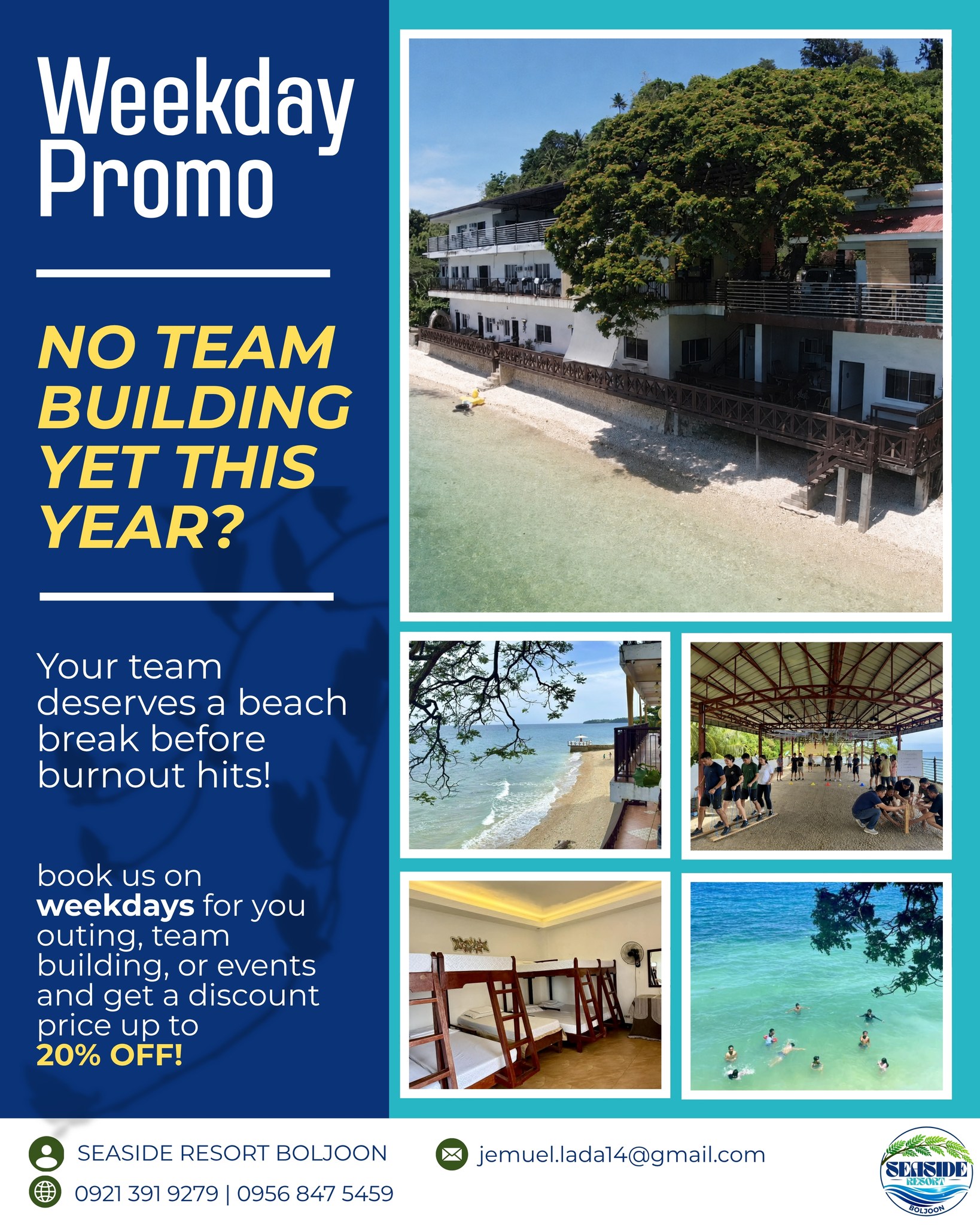 Seaside Resort Boljoon Facebook ad: SEND NANI SA INYUNG GC!