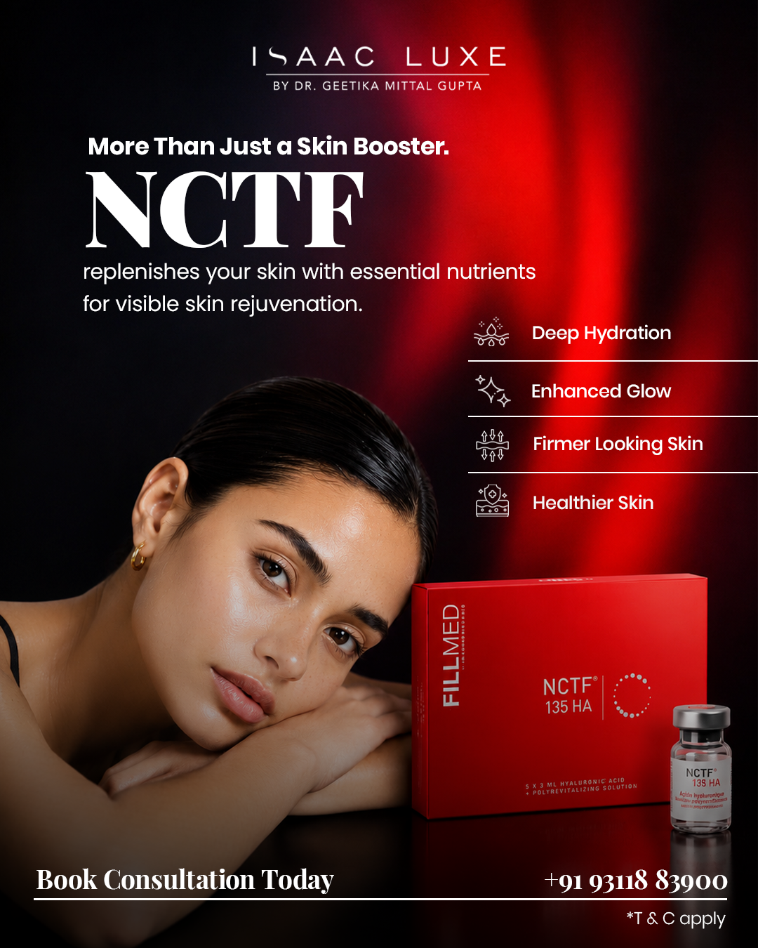 ISAAC Luxe: International Skin & Anti-Aging Centre Facebook ad