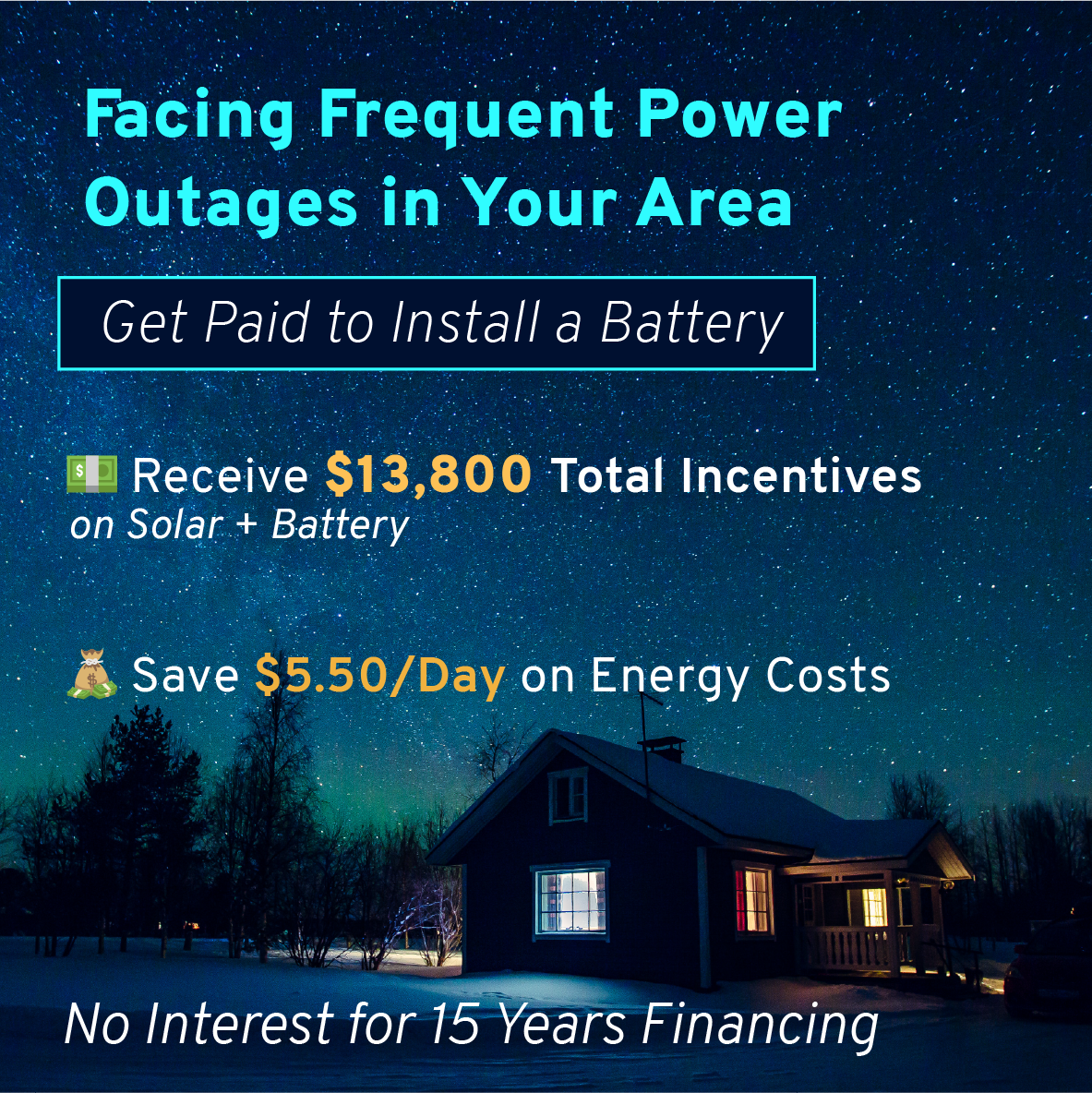 Polaron Solar Energy Facebook ad from Mar 3, 2026
