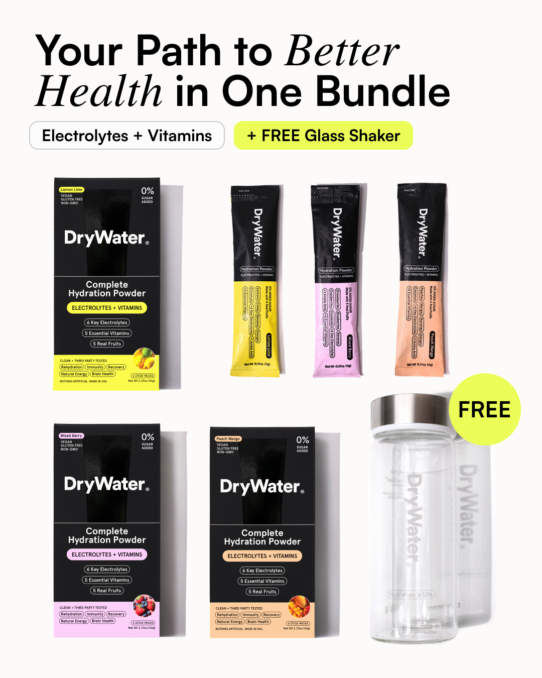 DryWater Facebook ad