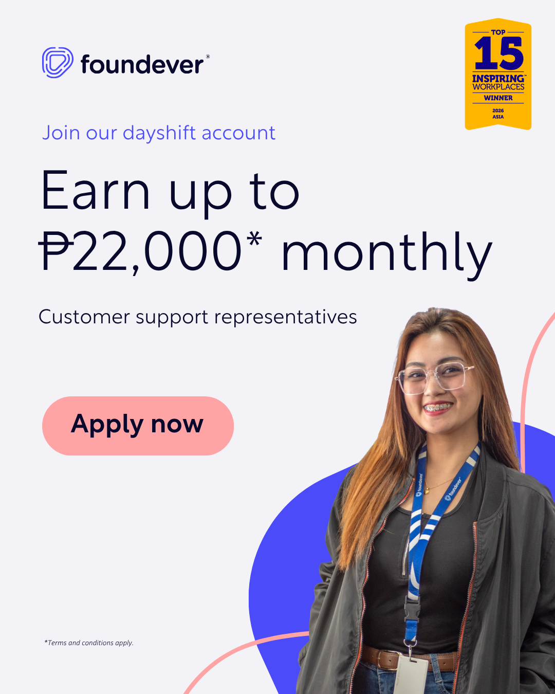 Foundever Facebook ad: Get HMO on Day 1