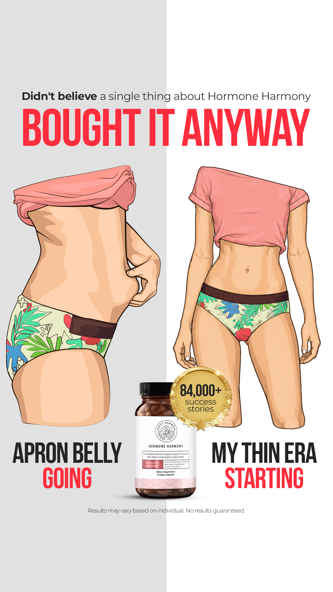 Midlife Wellness Club Facebook ad: The most skeptical woman tries Hormone Harmony