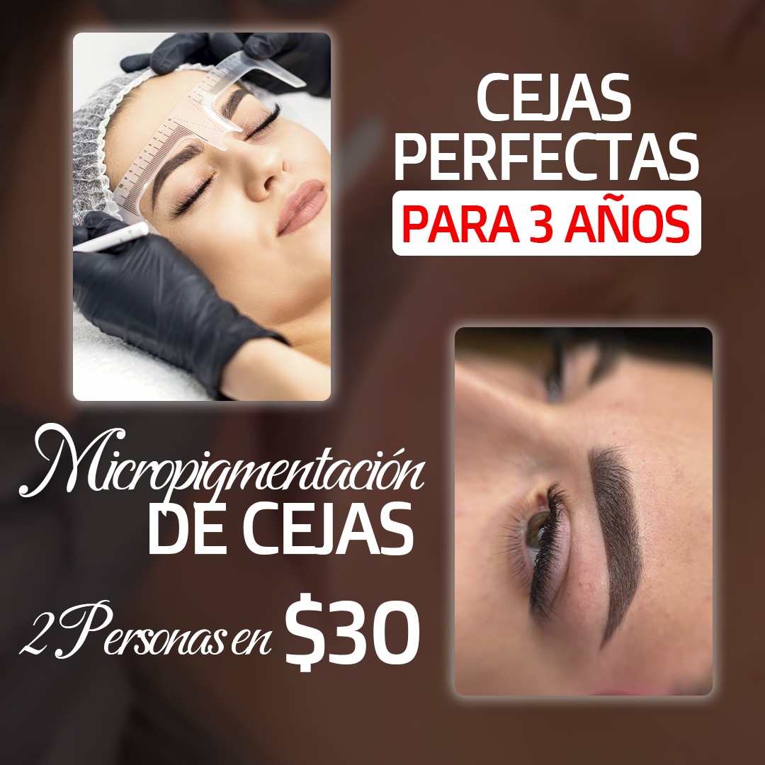 Caprichos Cejas Facebook ad: Reserva Ahora