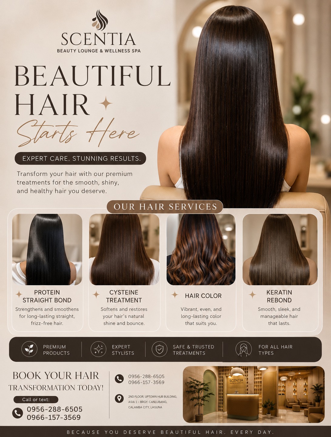 Scentia Beauty Lounge & Wellness Spa Facebook ad