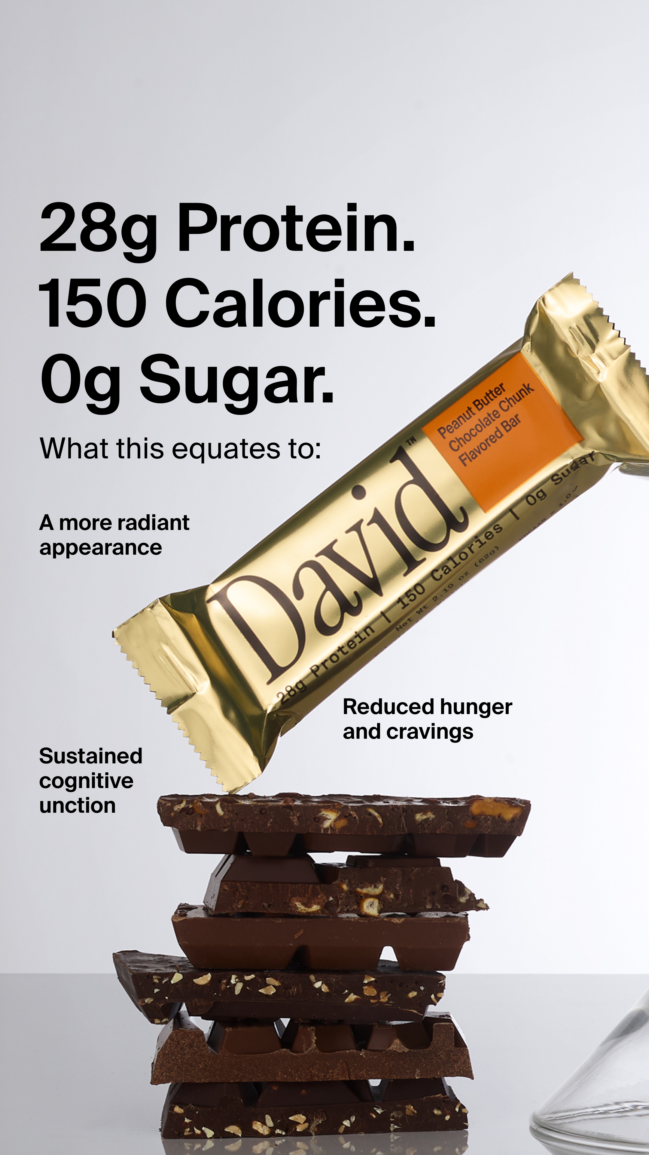 David Protein Facebook ad