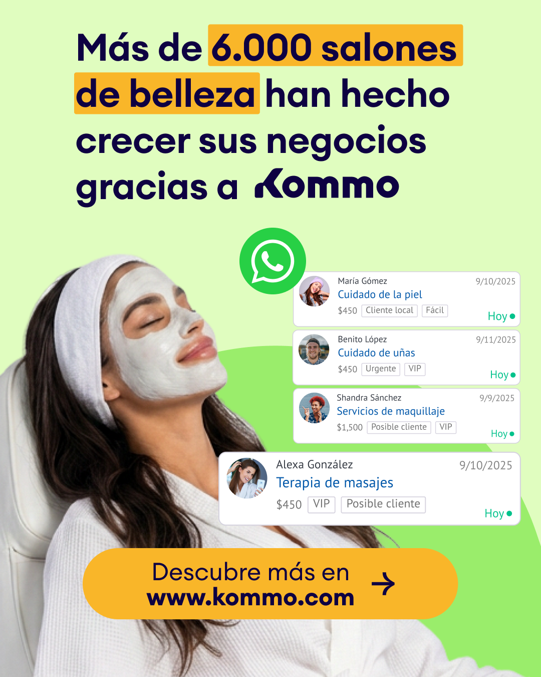 Kommo Español Facebook ad