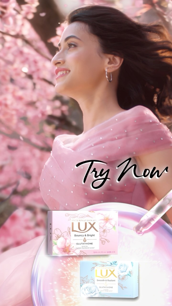 LUX Facebook ad: Turn every shower into a luxurious skincare ritual…