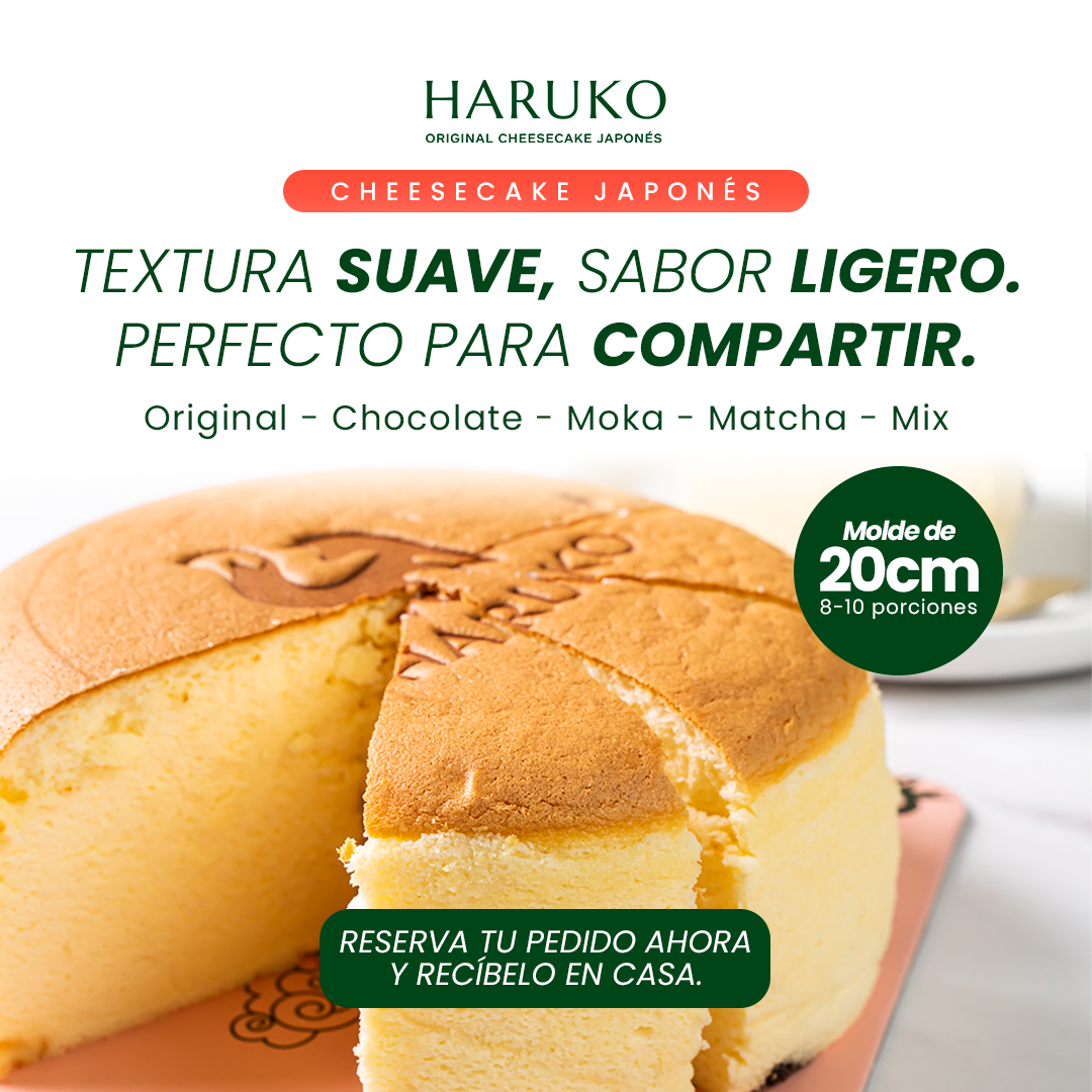 Haruko Original Cheesecake Japonés Facebook ad from Mar 17, 2026