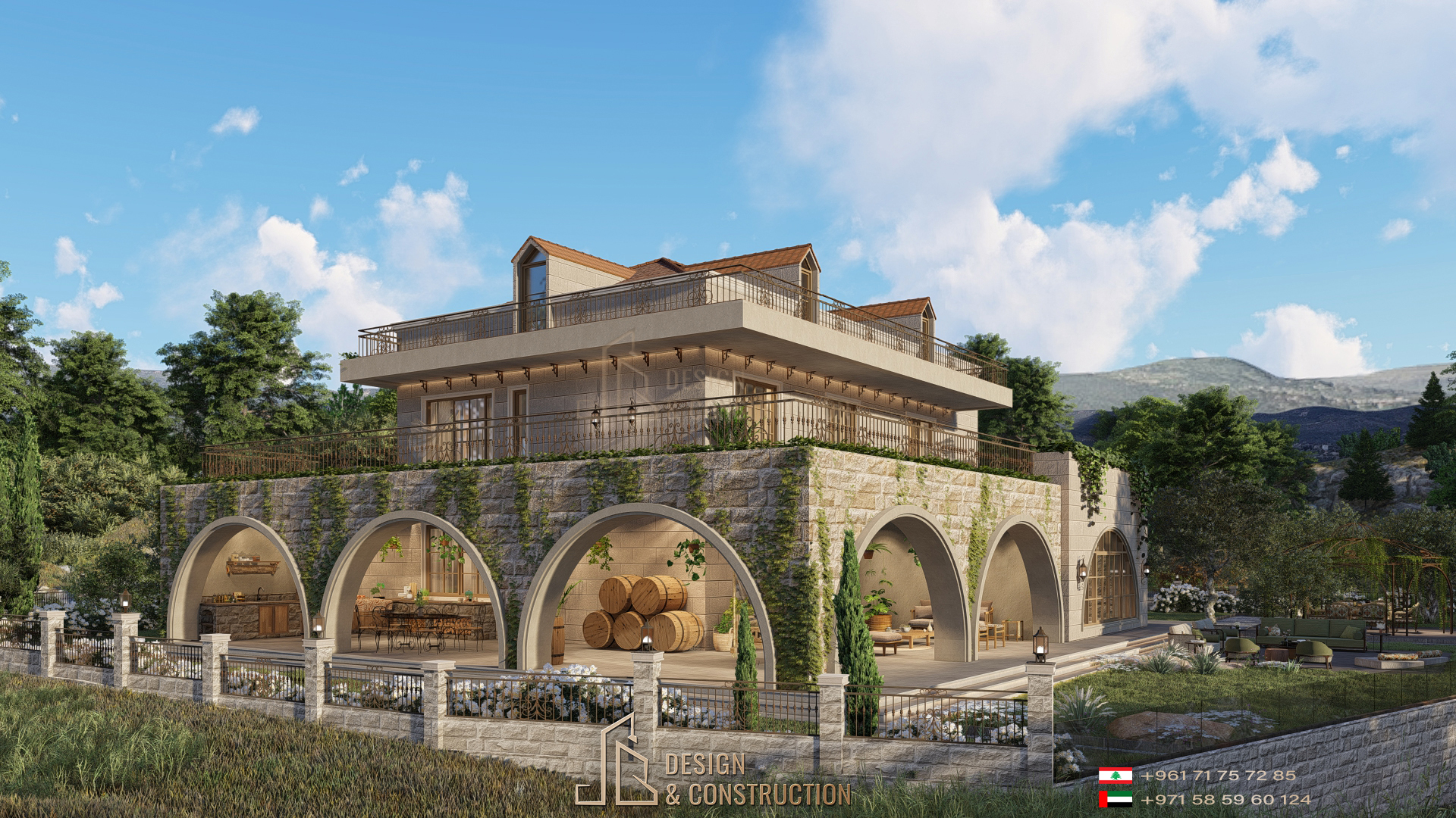 JB - Design & Construction Facebook ad: من الرخصة للمفتاح.