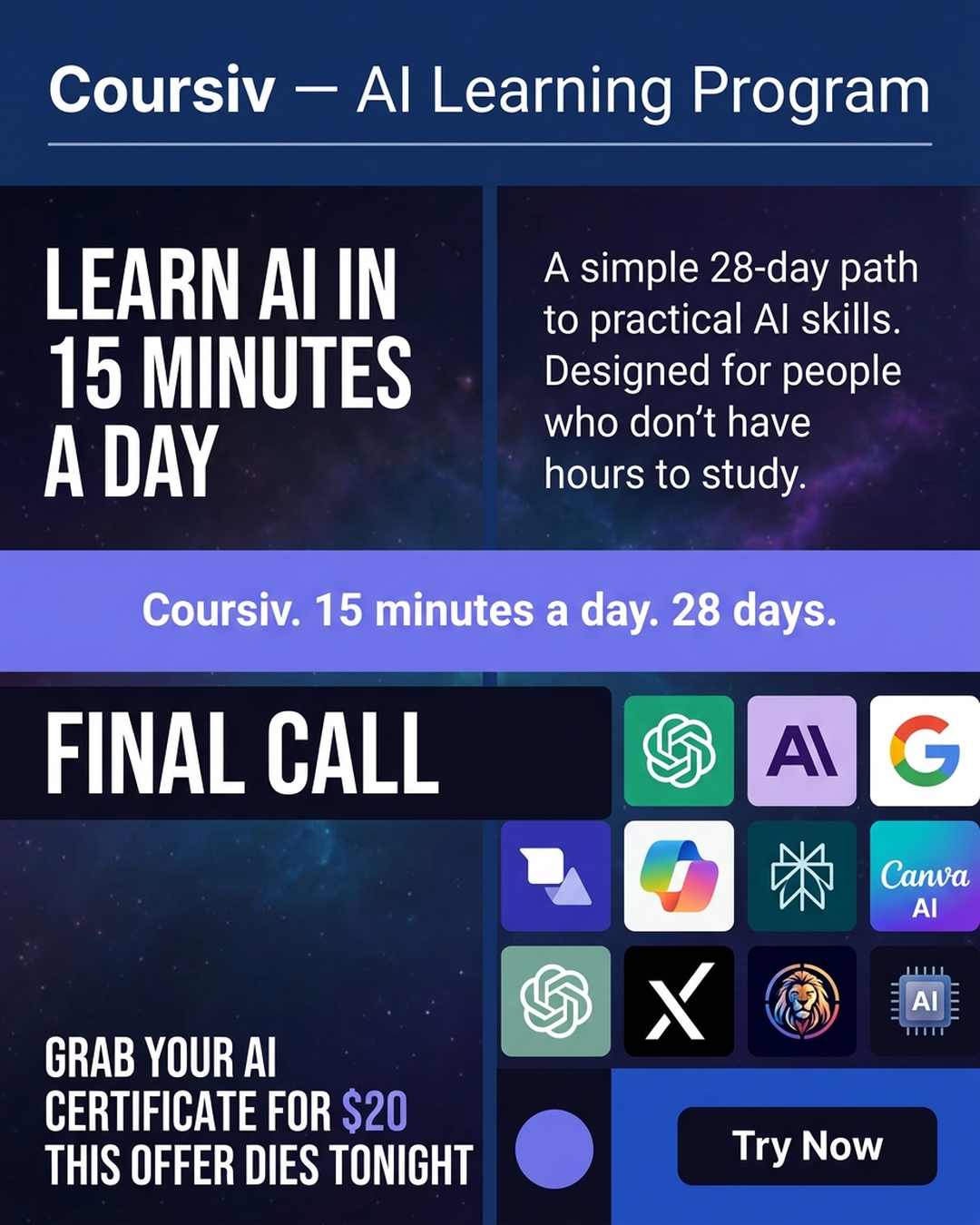 AI Made Simple Facebook ad