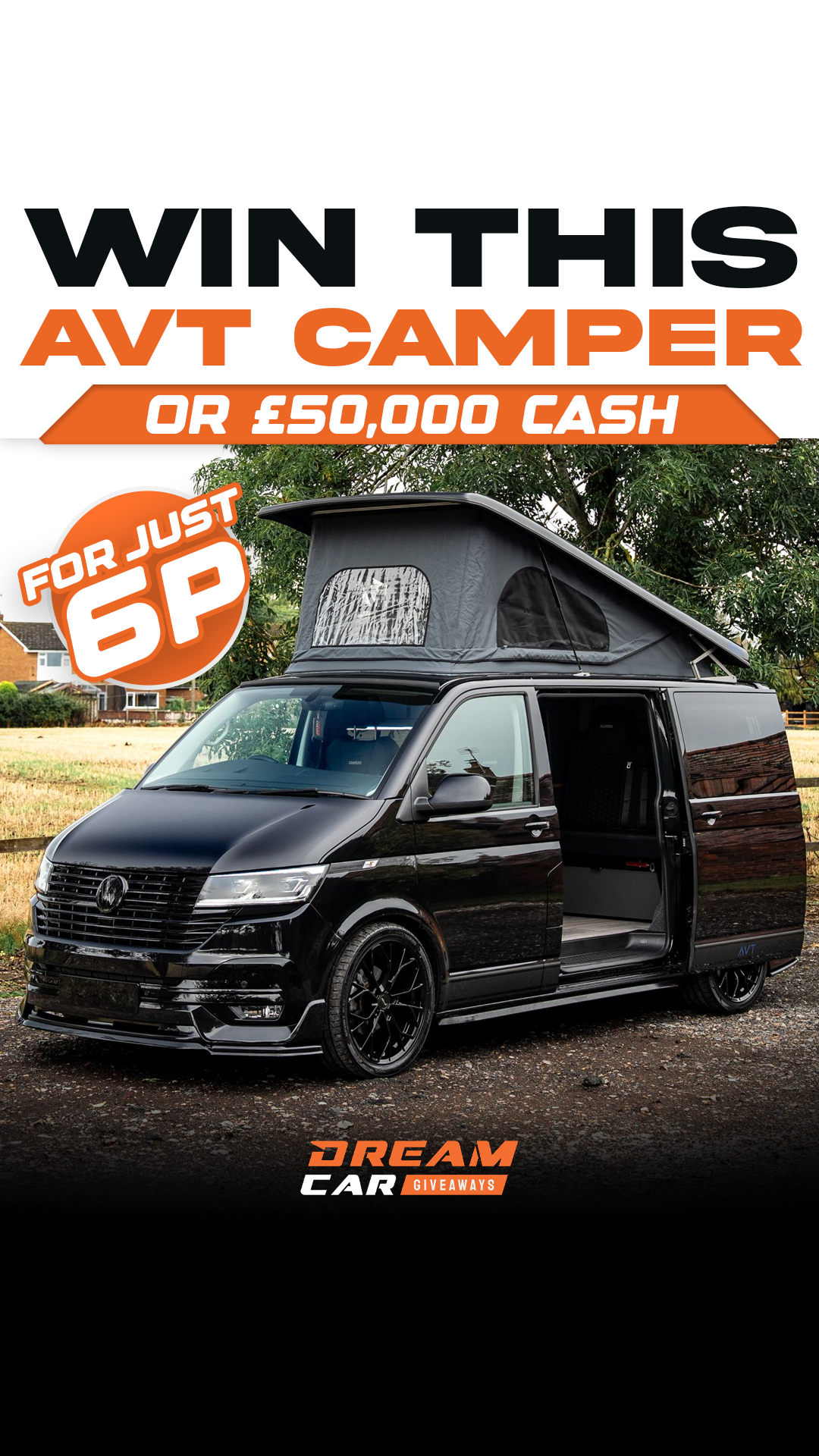 Dream Car Giveaways Facebook ad