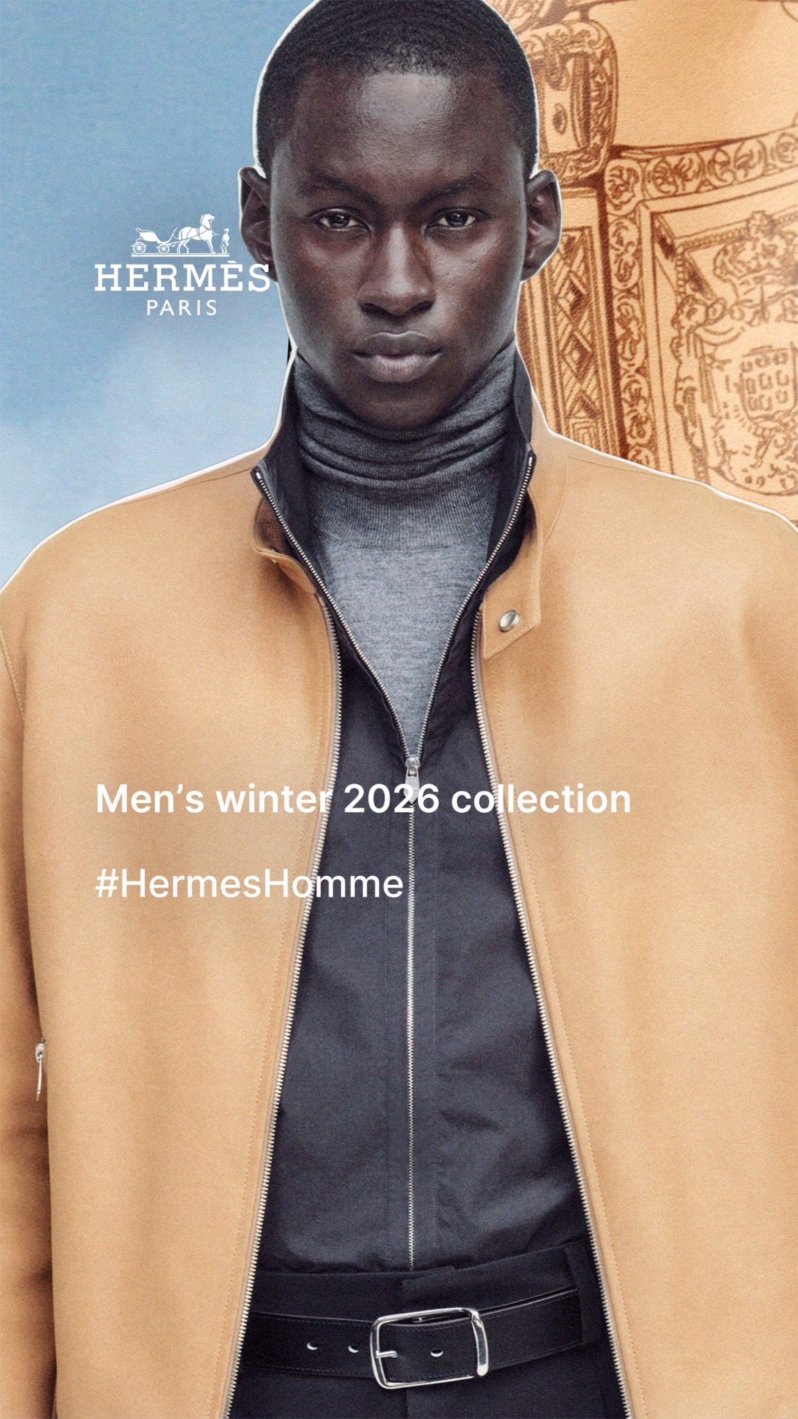 Hermès Facebook ad from Aug 23, 2026