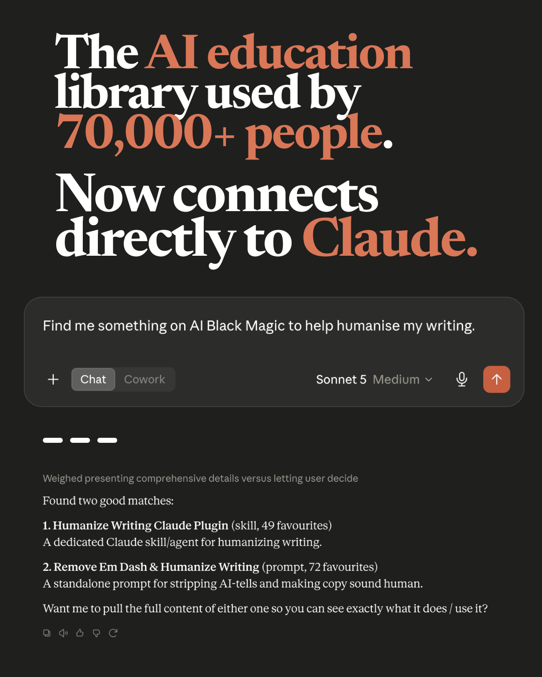 AI Black Magic Facebook ad: Join 70,000 users