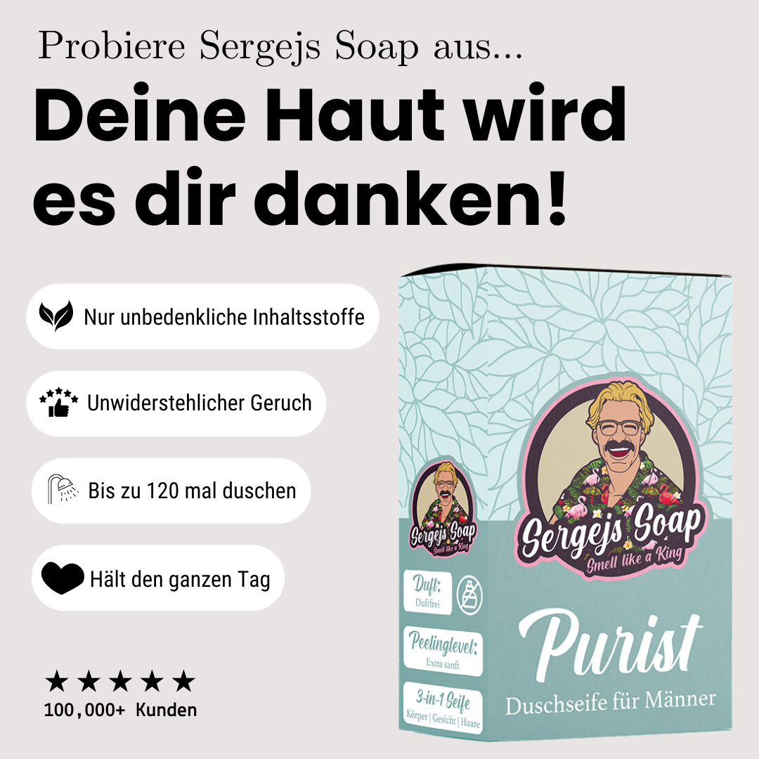 Sergej's Soap Facebook ad